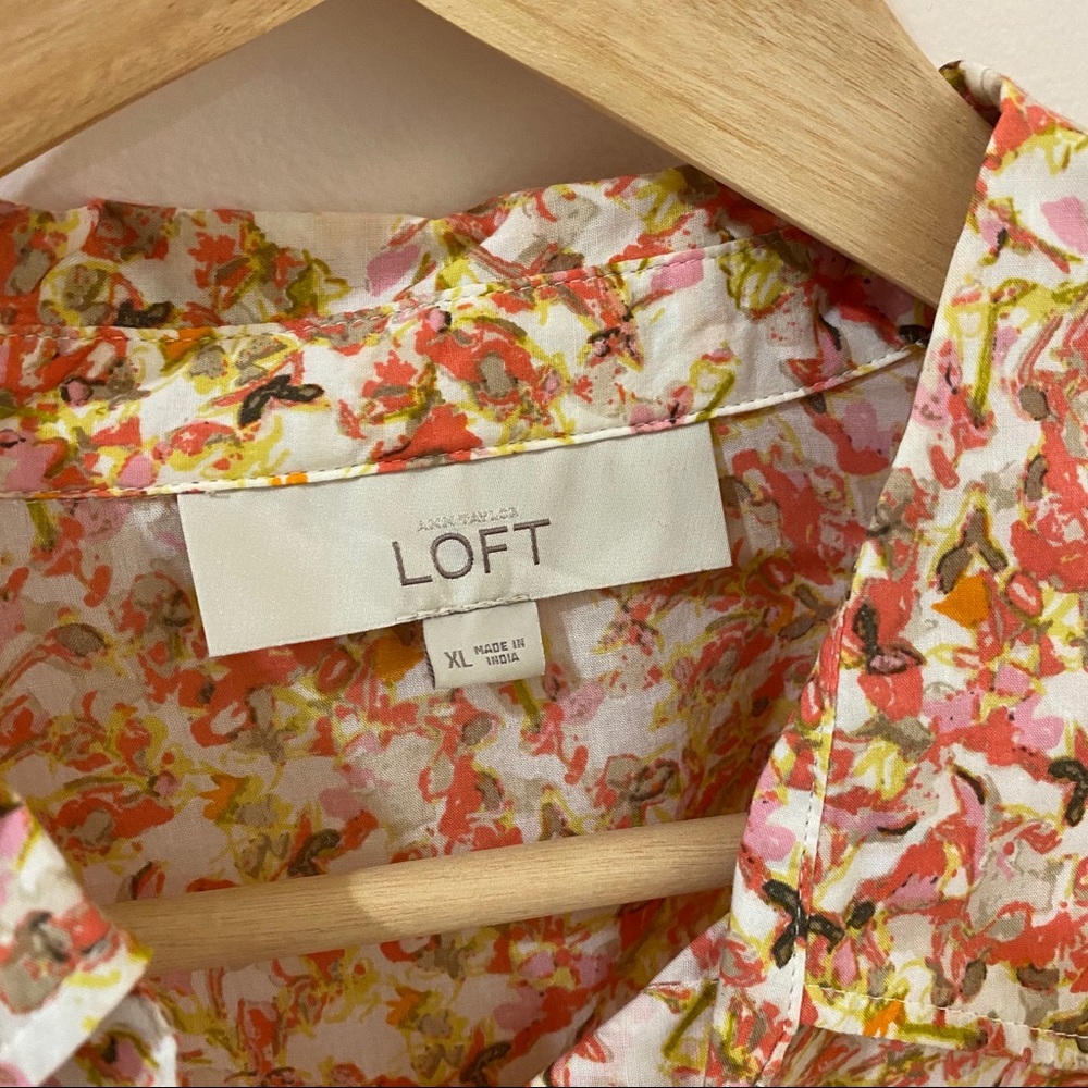 Loft Button Down Blouse - image 3